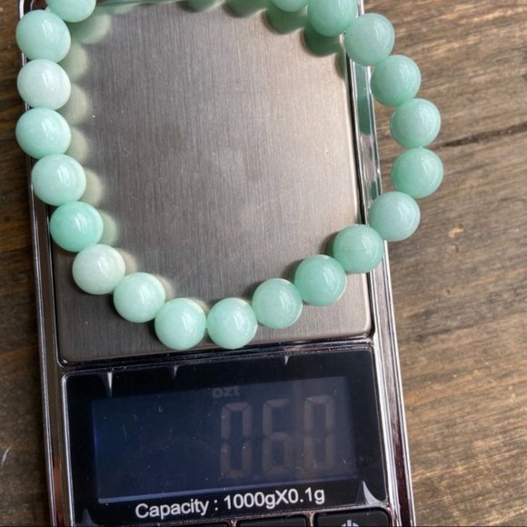 AQUAMARINE BEADS BOHO BRACELET - Picture 5 of 5